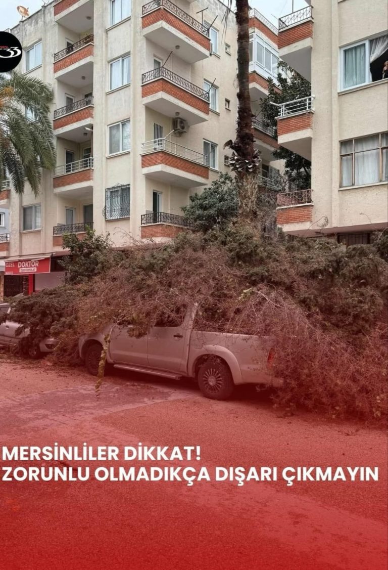 Mersin İçin Sarı Kod Uyarısı: Valilikten “Dikkatli Olun” Çağrısı