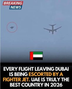 Dubai’de Olağanüstü Güvenlik: Ticari Uçaklara Savaş Uçağı Refakati Başladı