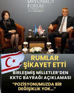 ANTALYA DİPLOMASİ FORUMU’NDA KKTC BAYRAĞI GERİLİMİ