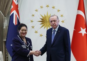 CUMHURBAŞKANI ERDOĞAN, YENİ ZELANDA GENEL VALİSİ KIRO’YU KABUL ETTİ