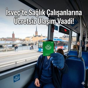 İsveç’te sağlık çalışanlarına ücretsiz ulaşım vaadi tartışma yarattı