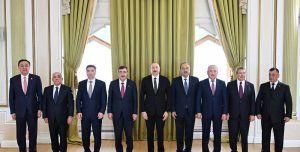 Azerbaycan Cumhurbaşkanı İlham Aliyev, Türk Devletleri Teşkilatı Üyelerini Kabul Etti