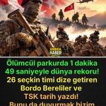 TÜRK SİLAHLI KUVVETLERİ’NDEN DÜNYA REKORU