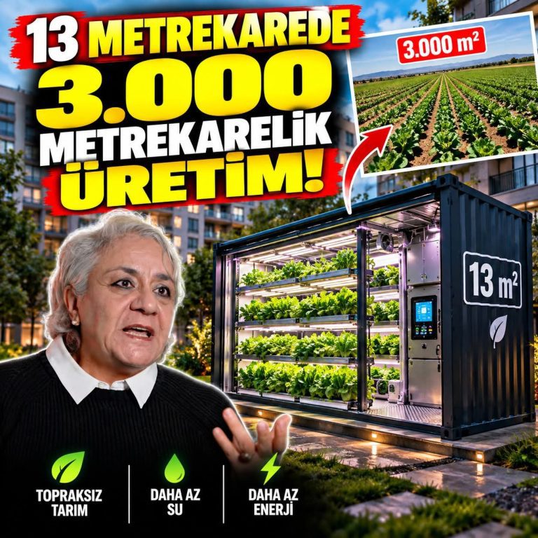 13 METREKARELİK KONTEYNERDE 3.000 METREKARELİK TARLA ÜRETİMİ İDDİASI! TÜRK ŞİRKETİNDEN TOPRAKSIZ TARIM TEKNOLOJİSİGHA / TARIM VE TEKNOLOJİ